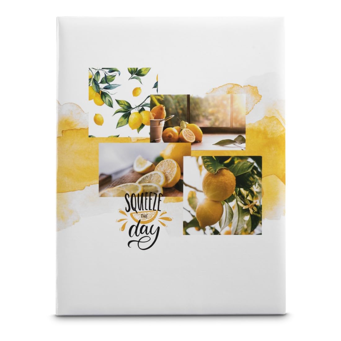 Hama Photo Album (for barrette, book, photo 10x15 cm, 100 pages, 19x25 cm, lemon) yellow