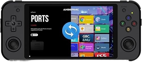 RG552 Consola de mano de doble sistema 4200 juegos retro de 5.36 pulgadas, pantalla táctil IPS PD Charge Android Linux reproductor de juegos