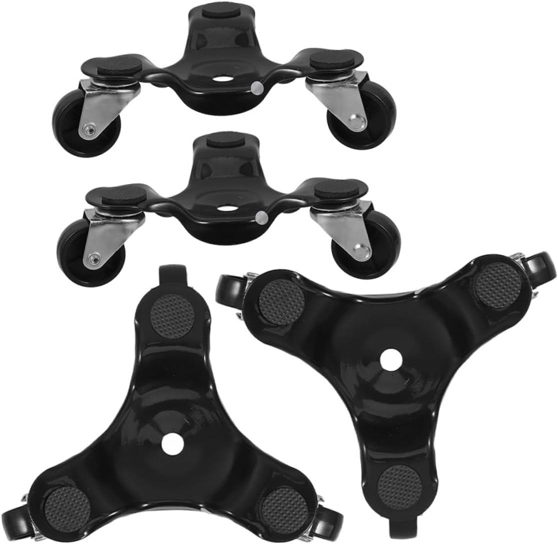 4pcs Heavy Duty Furniture for Easy Moving Stable Construction Ergonomic Design for Appliances Cabinets and Sofas