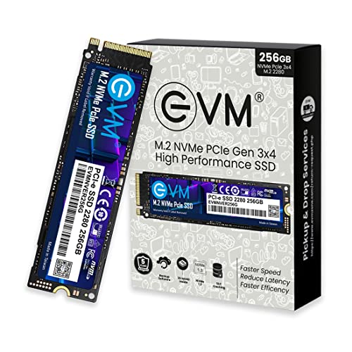 Image of EVM 256GB Internal SSD - M.2 NVMe PCIe (2280) - High-Speed Performance Up to 2000MB /s Read & 1500MB /s Write Speed with Low Power Consumption -Compatible with Gaming PCs &High-Performance Workstations