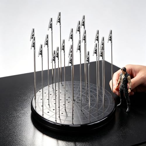Tocadiscos de pintura de modelo con soporte giratorio ajustable para aficionados 7