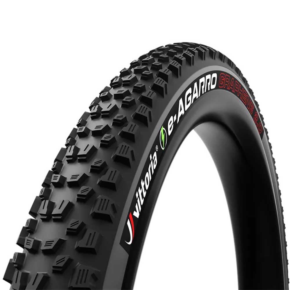 Vittoria E Agaro Trail Tube Non-Tube G2.0 [e-Agarro G2.0 Trail TNT] 27.5 x 2.6 (65-584) Black/Gray Tubeless Lady Mountain Graphene Bicycle Tire Electric Bicycle