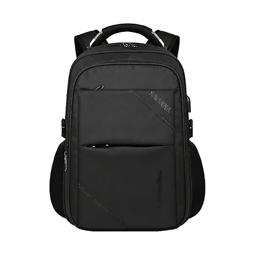 Mochila de Tecido 900D À Prova d'Água com Carregamento USB - Masculina Feminina, Grande Capacidade para Notebook, Ideal para Negócios, Viagens e Escola
