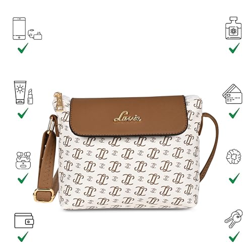 Image of Lavie Women's Mono LL Rio Flap Crossbody Sling Bag | Ladies Purse Handbag | Gift for Women