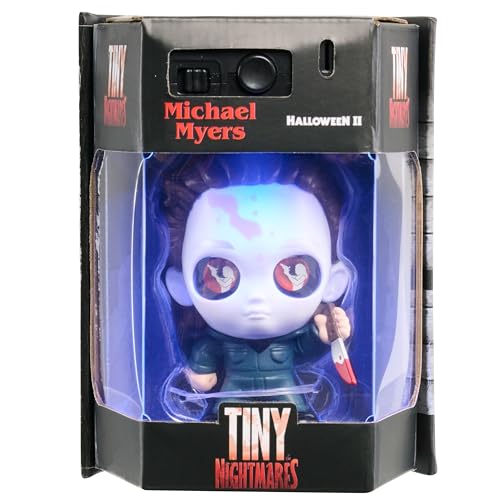 Tiny Nightmares 3-inch Black Light Edition Collectible Michael Myers Figure Amazon Exclusive Toy for Fans Teenagers Adults. Boys Girls Ages 14 and Up by Just Play