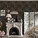 Dimoon Vintage Wallpaper Peel and Stick Dark Green Floral Wallpaper 16.1