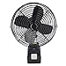Portable 8in 30W Rechargeable Electric Fan with 4 Metal Blades, for Camping, Construction, and More