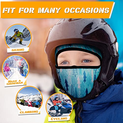 Toddler Boys Winter Balaclava Hat Windproof Kids Warm Ski Full Face Cover Baby Girls Cold Weather Snow Hat Children Fleece Neck Warmer (2-5 Years, Rose) #TOP3