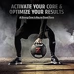 ZELUS Medicine Ball with Dual Grip| 10/20 lbs Exercise Ball |Weight Ball with Handles| Textured Grip Exercise Ball |Strength Training| Core Workouts - Image 4