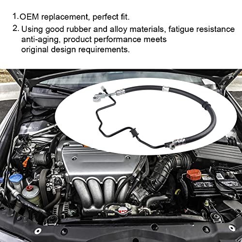 Wmphe Compatible With Power Steering Pressure Hose Assembly Honda Pilot V6 3.5L 2005 2006 2007 2008, Replace Oem 53713S9Va01, M14 X 1.5 Connector Screw #TOP4