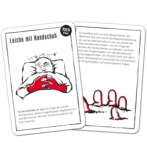 Stadtkrimis Exit Escape Stadtführung Moses. Black Stories Tsokos – 50 morbide Kriminalfälle aus der Welt der Rechtsmedizin, True-Crime-Rätselspiel mit realen forensischen Fällen, spannendes Kartenspiel ab 16 Jahren