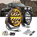 CO LIGHT 2PC 6,5 Zoll Runde LED Offroad Scheinwerfer mit DRL, 140W 20000LM, E Geprüft Zusatzscheinwerfer 12/24v, IP68 Wasserdicht Aluminiumgehäuse für SUV Pickup ATV Plug & Play mit Drahtbaum