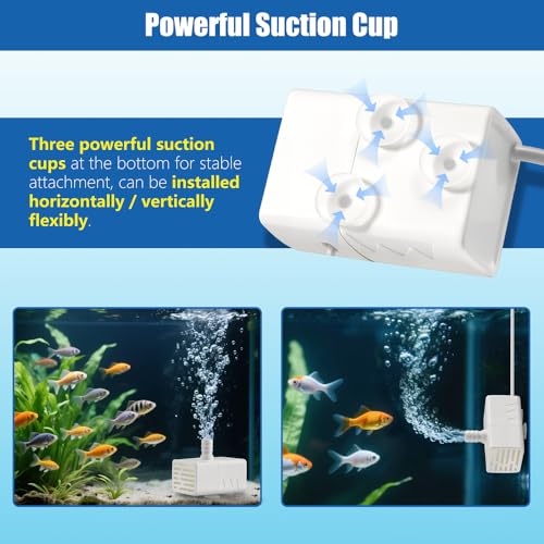 Image of 200L /H Submersible Water Pump Ultra Silent USB Small Fountain Pump with 2 Nozzles for Aquarium Fish Tank Fountain Hydroponic Bird Bath Small Pond Solar panels Garden Decoration 3W DC 3.5-9V
