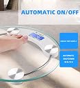 MCP Healthcare Digital Round Health Weighing Scale Human Body Weight Machine Capacity Upto180kg Weighing Scale (Transparent) gallery image