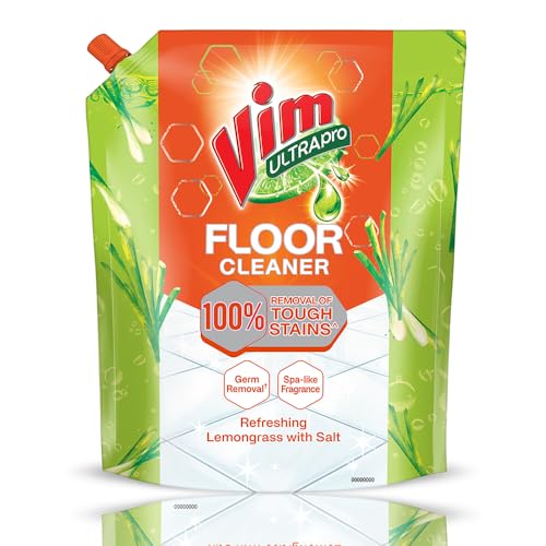 Image of Vim Floor Cleaner: 1.8L |Refreshing Lemongrass with Salt|100% Removal of stains for complete clean floors & long lasting fragrance