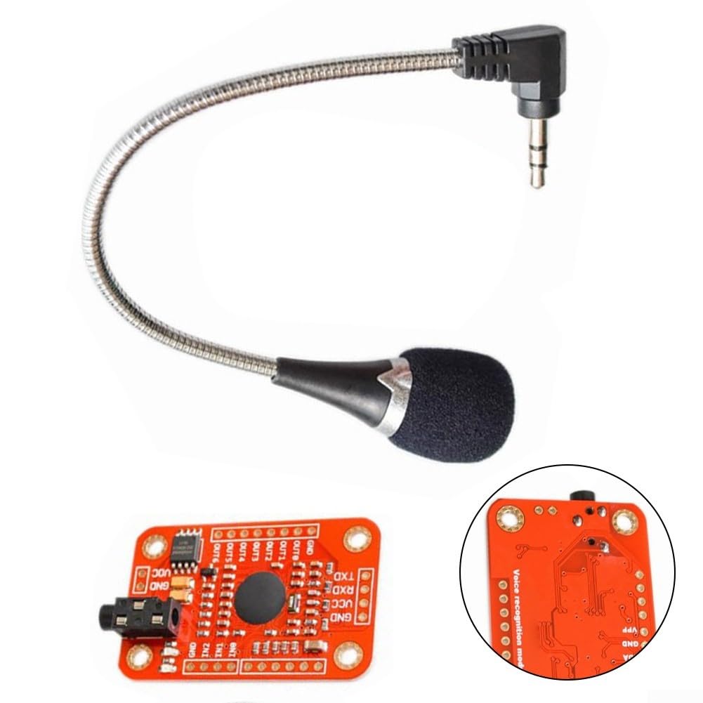 Für kompatibles Spracherkennungsmodul V3 mit schneller Multi-Sprachverarbeitung, kompaktes Design mit anpassbarem GPIO-Ausgang und serieller Port-Steuerung