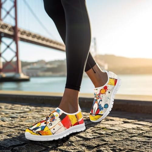 Image of Jeiento Cute Dog Women's Casual Slip On Shoes Loafers Sneakers for Women