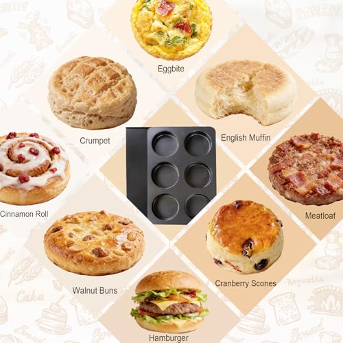 Elesinsoz 6-Cup Muffin Pan