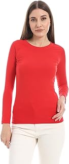 توب فسكوز عملي غربي بأكمام طويلة للنساء من اندورا