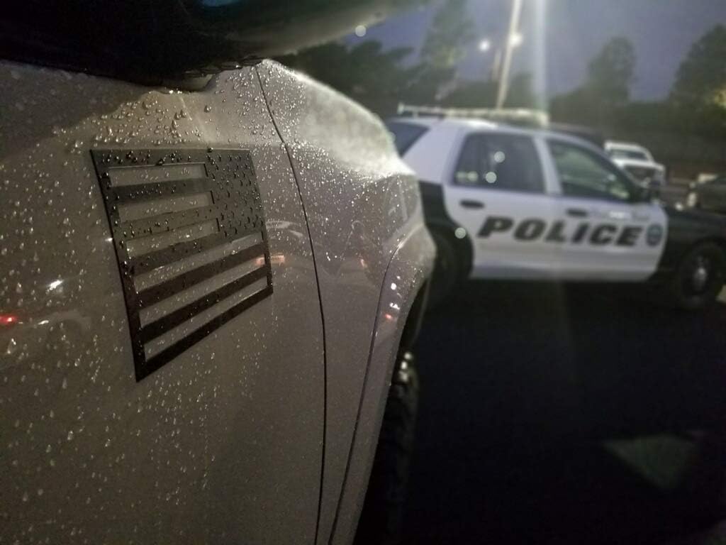 TACTILIAN Red Tire Valve Caps for Tesla Model 3, S, X, Y + Original US Flag Magnetic Decal Stickers Made in The USA