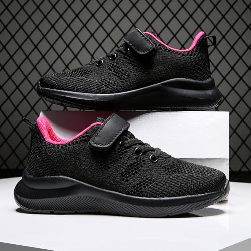 Boys Girls Sneakers Kids Shoes,Lightweight Breathable Strap Athletic Running Shoes Toddler/Little Kid/Big Kid3