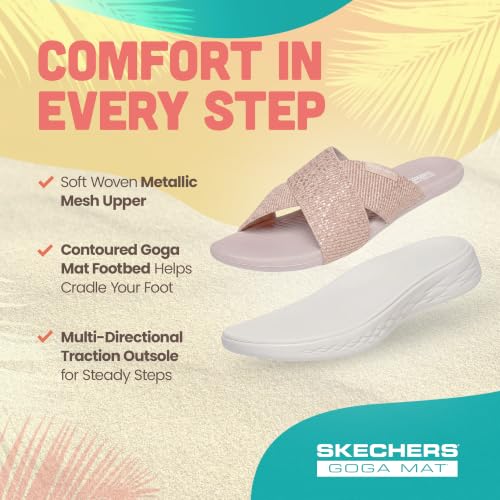 Image of Skechers Women's On-The-Go 600 Glistening | Casual, 5GEN Cushioning, Air-Cooled Goga Mat, Machine Washable, Lightweight