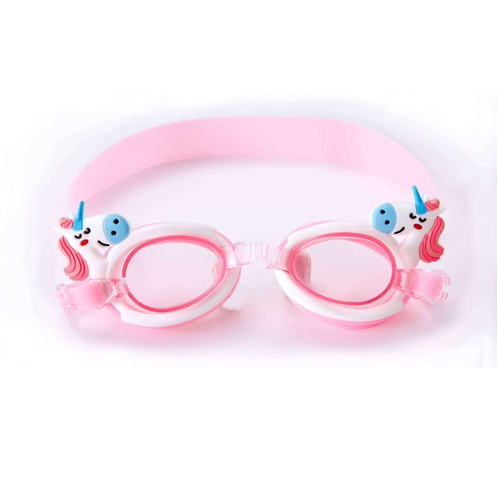 NALACAL Kids Swim Goggles, Swimming Goggles for Boys Girls Kid Toddlers Age 2-14, Fun Cute Heart Swim Glasses for Kids 8-14