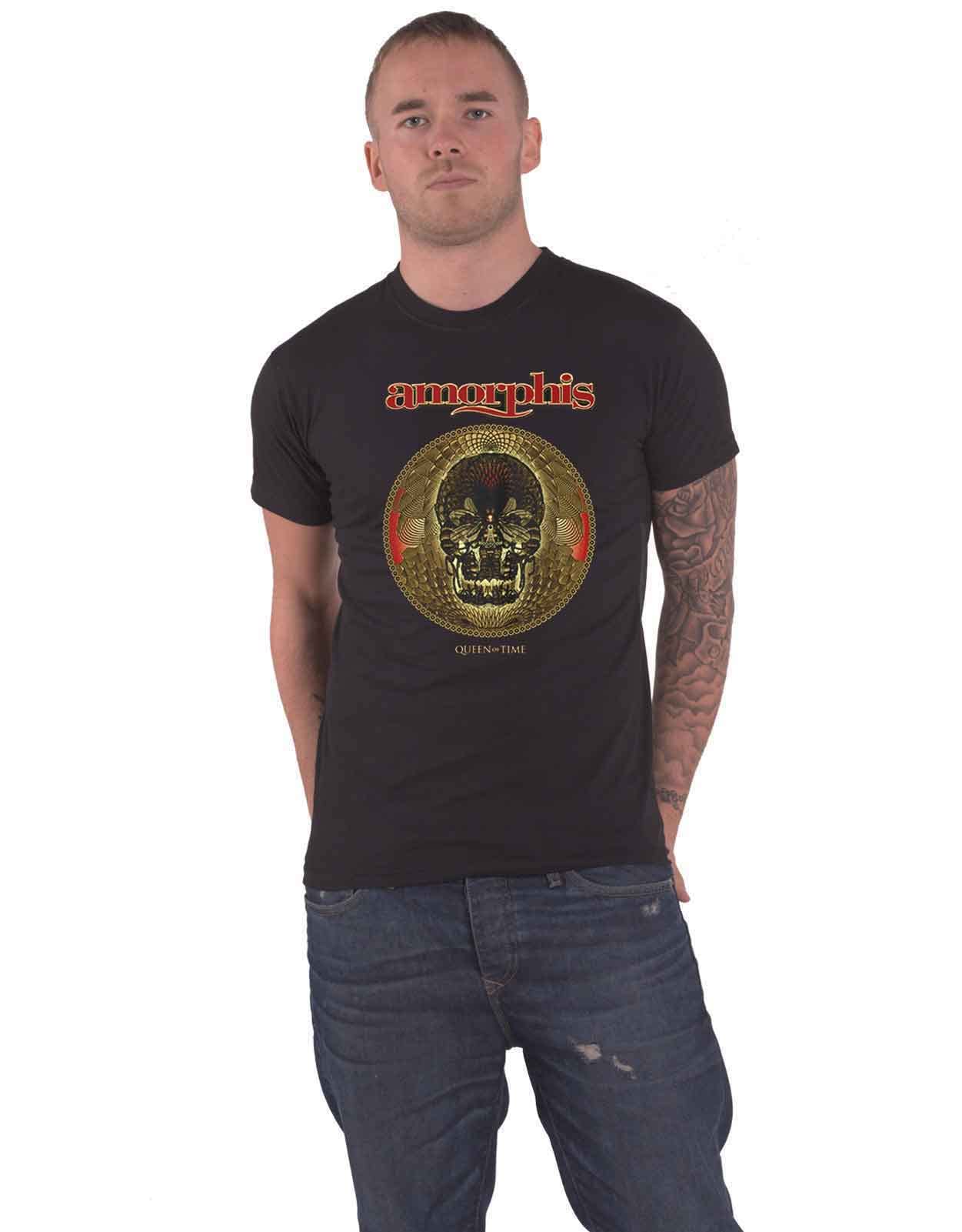 Amorphis Queen of Time Band Logo T-Shirt Men's Black L