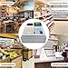 Commercial Electronic Cash Register, Cash Register Till, Commercial Cash Register with Drawer,POS System, 81 Keys, Digital LED Cash Register, for Restaurant Supermarket Retail, English System