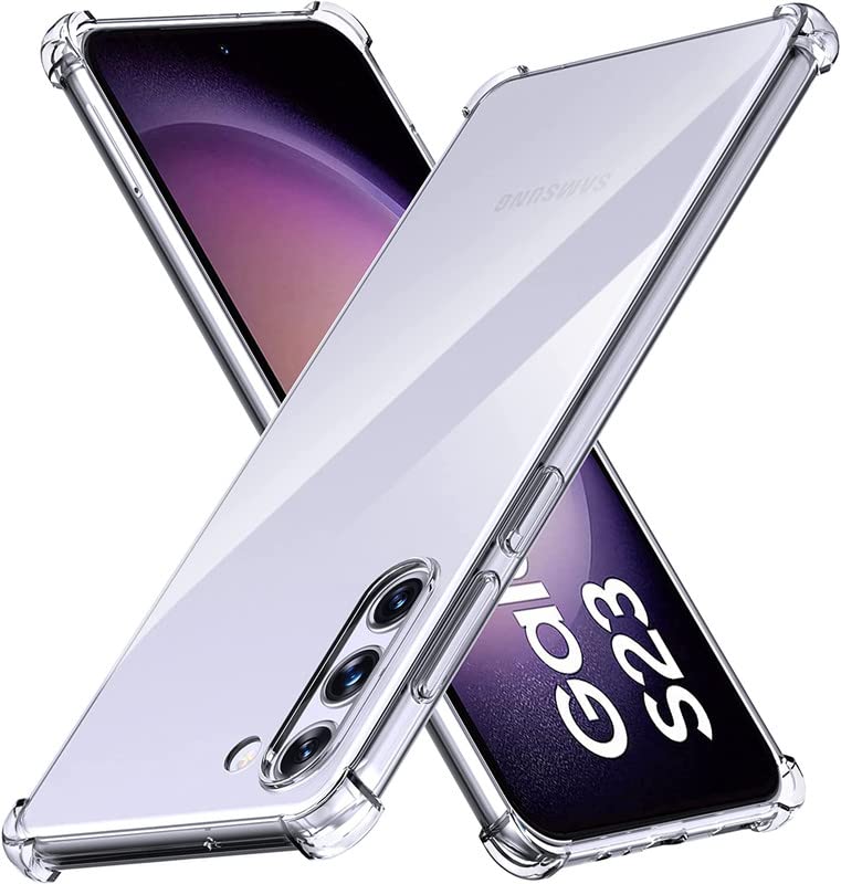 PrimeLike Shockproof Bumper Ultra Clear Slim Anti-Slip Grip Soft Flexible Back Cover for Samsung Galaxy S23 5G / SM-S911B, SM-S911B/DS (Transparent) (B0C3XWJCM5) Amazon Price History, Amazon Price Tracker