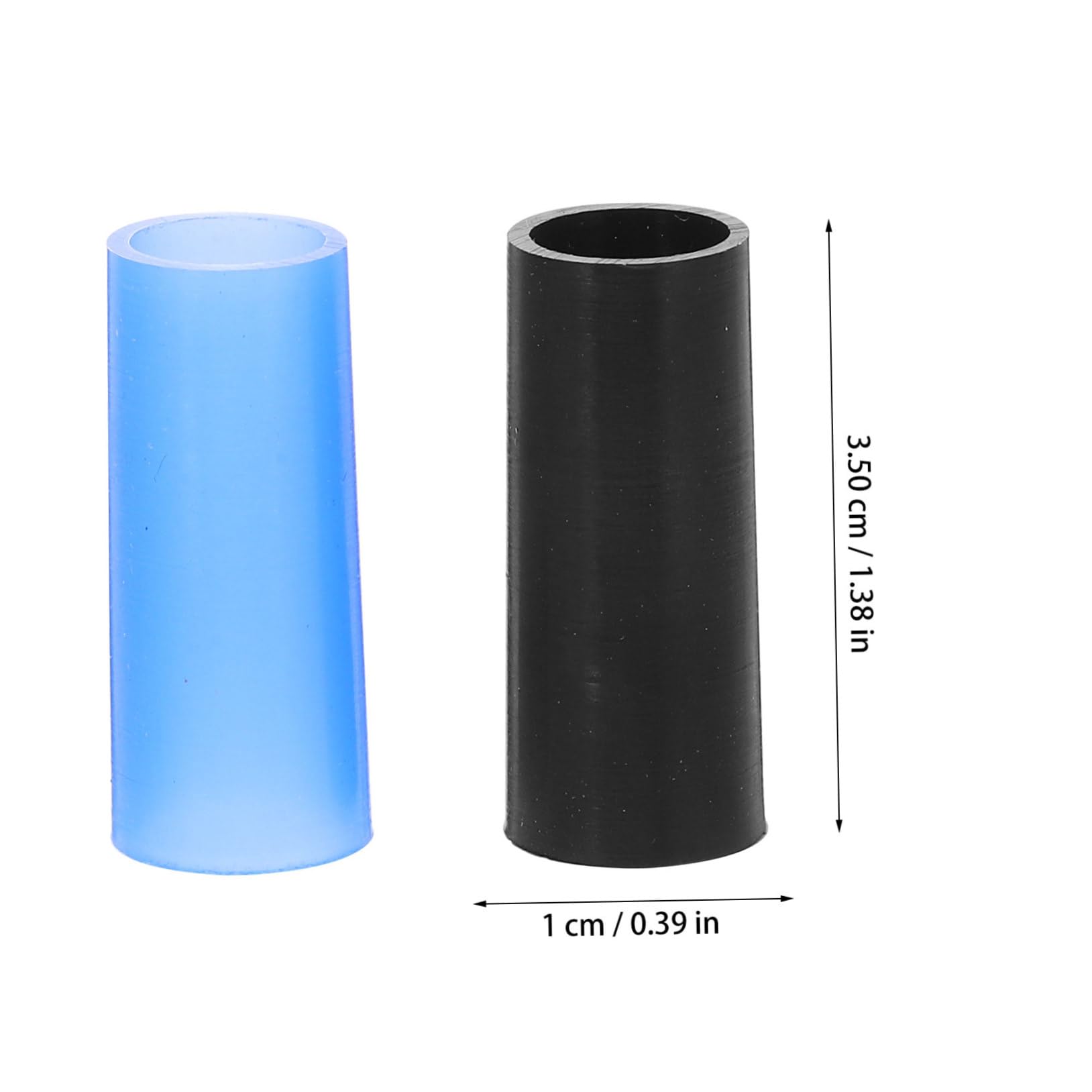 Holibanna 2pcs Saxophone Neck Sleeves Silicone Alto Tenor Sax Neck Covers for Improved Tone Easy Installation Cleaning Durable Cork Replacement Suitable for All Saxophones