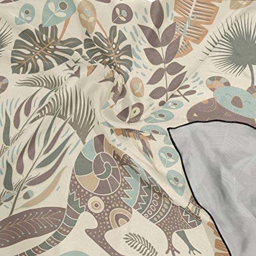 Womens Vintage Barber Pole Flag Silk Feeling Square Scarf Satin Neck Scarves Head Hair Wraps4