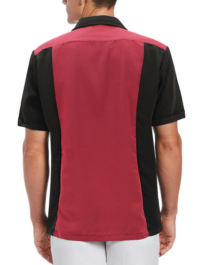 vkwear Men's Cuban Guayabera Beach Wedding Short Sleeve Button-Up Casual Dress Shirt2