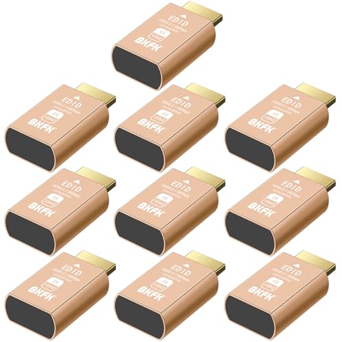 Adaptateur d'affichage HDMI 4K 120 Hz fluidité EDID sans écran