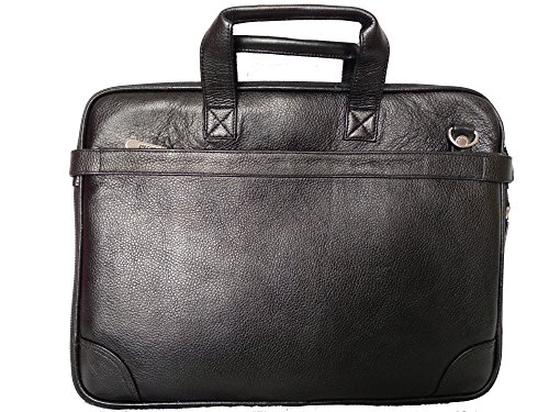 Image of Rozid Leather 15.6 inch Expandable Laptop Messenger Bag