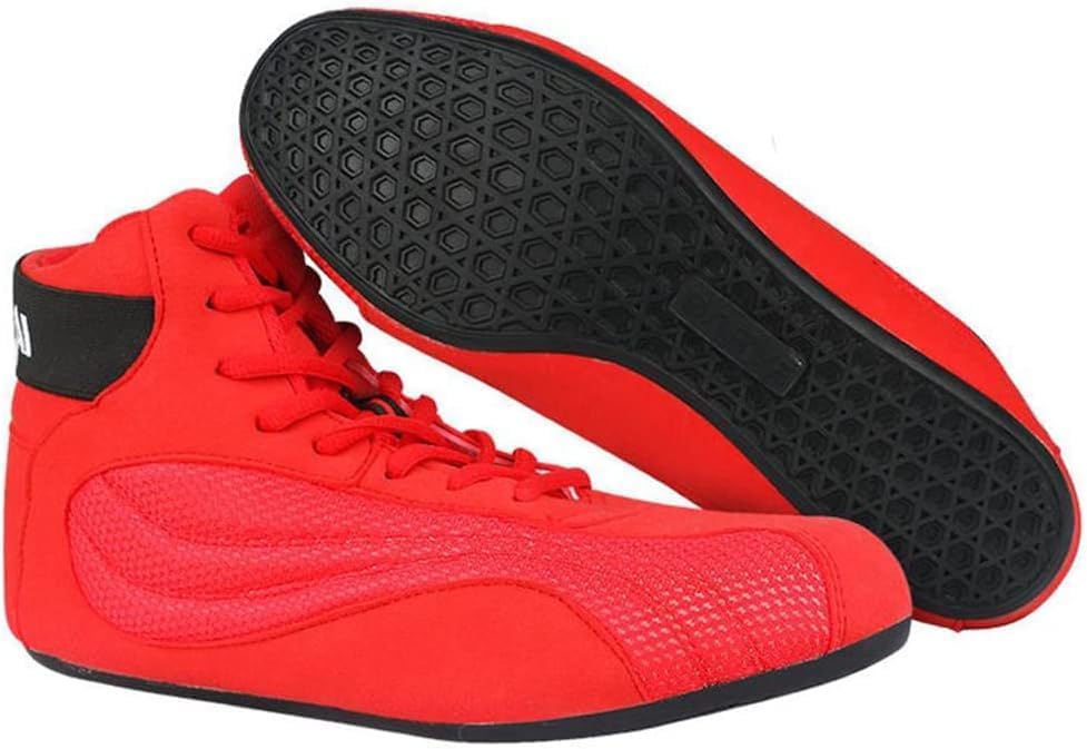 ボクシングブーツ、ユニセックスアダルトボクシングシューズ、レスリングシューズ、高トラクションコンバットスポーツシューズ、滑り止め通気