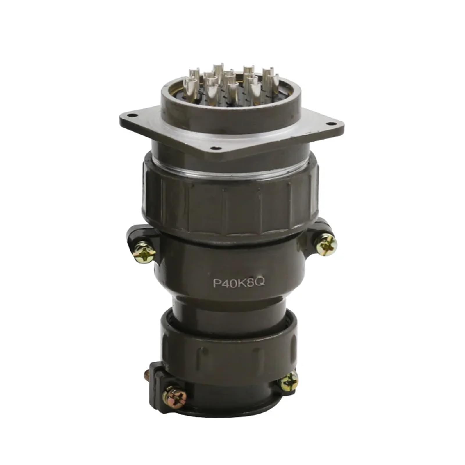 Conector P40 de 9 pines y 40mm, enchufe circular antitirones para señales estables 6