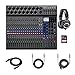 Zoom LiveTrak L-20 20-Input Digital Mixer and Multitrack Recorder with ATH-M50x Headphone and Accessory Bundle (4 Items)