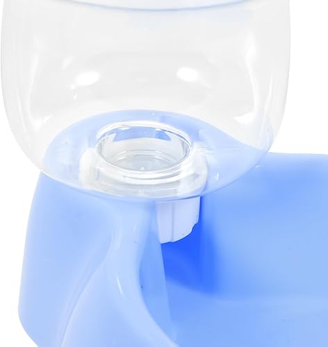 Miniatura 4 de POPETPOP Dispensador automático de gravedad para mascotas, alimentador de agua para perros y gatos, forma de hongo, recipiente para platos de