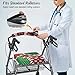Rerteryuro Christmas Rollator Walker with Seat Cover Walker Accessories Walkers for Seniors with Seat Cover Washable Rollator Accessories Covers