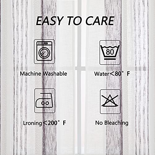 CAROMIO tenda da cucina a righe tenda a disco