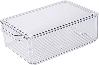 Caixa de fermentação de massa de pão Recipiente de massa de pizza transparente grande caixa de acessórios de cozimento Recipientes de fermentação de bola para restaurante Despensa Geladeira/267