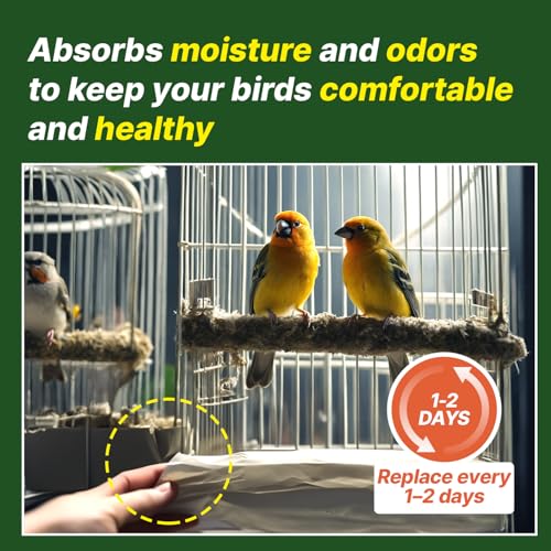 Image of T TORTO9 Bird Cage Liner - 120 Paper Sheets, 20 inch x 18 inch, 2.9 lb - Ideal for Pet Habitats, Bulk Pack for Long-Lasting Use, Newsprint Texture, Convenient Parcel Packaging