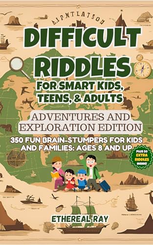 Difficult Riddles for Smart Kids, Teens, & Adults: Adventures and Exploration Edition - with Answered Illustrations!: 350 Fun Brain-Stumpers For Kids, ... (Eleven Worlds to Explore Book 2) image 2