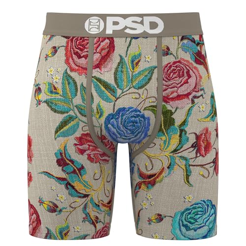 PSD Men's Tapestry Bloom Boxer Brief, Multi, XL