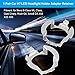 Keenso 1 Pair H7 Bulb Holder Adapter, H7 LED Headlight Adapter Bulb Base Holder Socket Retainer for Benz B Class Touareg Opel Molded Products
