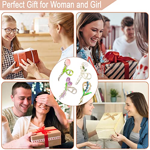 RUIJIE4Pezzi Pinze per Capelli Spessi e Sottili in...