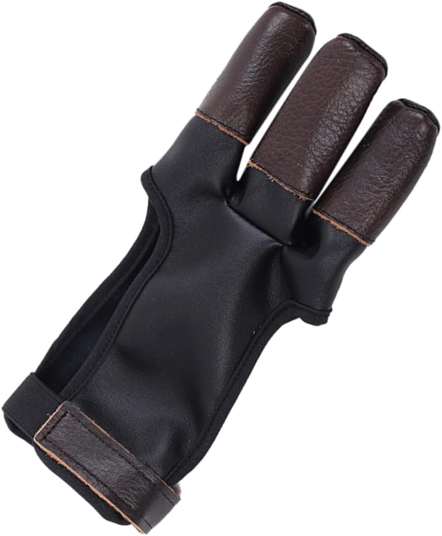 Finger Gloves Sports Glove Arrow Accessory Sports Protective Cover Three Finger Glove