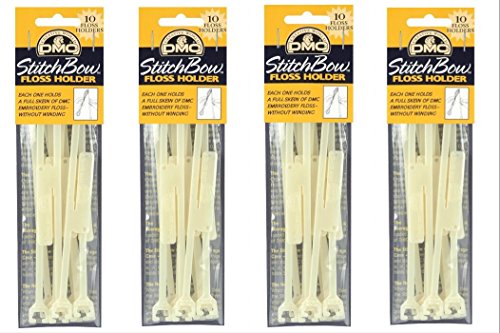 Floss Holder Bundle : 4 Pack (Total of 40 Floss Holders)