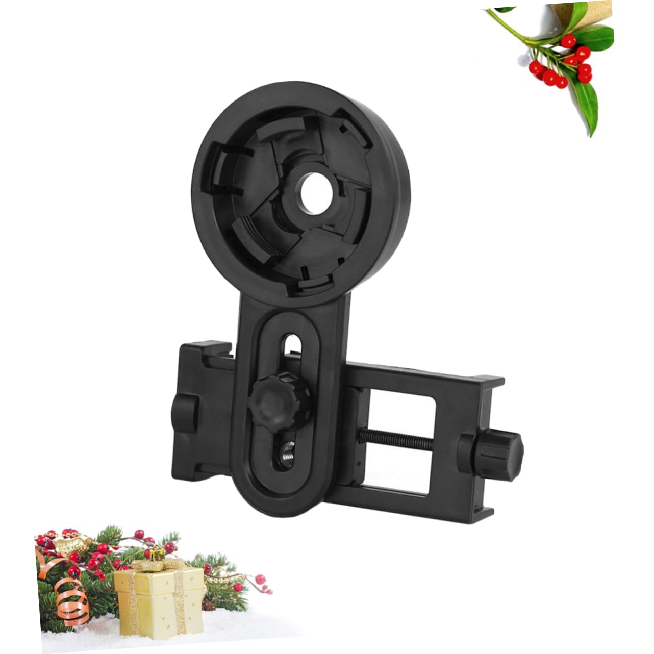 ARTIBETTER Telescope Phone Adapter Telescope Photo Adapters Monoscope Spotting Scope Adapter Monoculars Cell Phone Adapter Mount Telescope Phone Mount Smartphone Camera Adapter Black